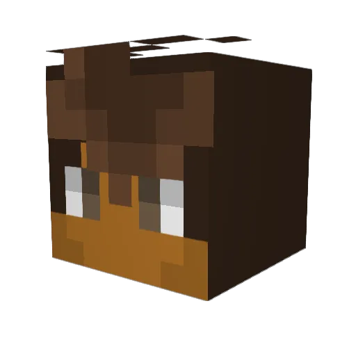 Karnak_Kobalos Minecraft avatar head, 3D render