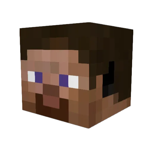 Karnbrock Minecraft avatar head, 3D render