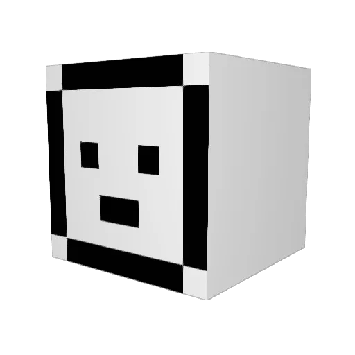 KarnicklTHICC Minecraft avatar head, 3D render