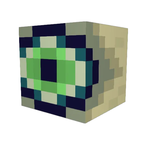 Karnosss Minecraft avatar head, 3D render