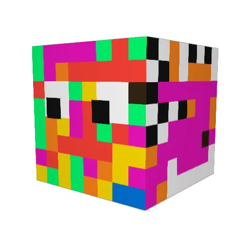 Karol_Kamil Minecraft avatar head, 3D render