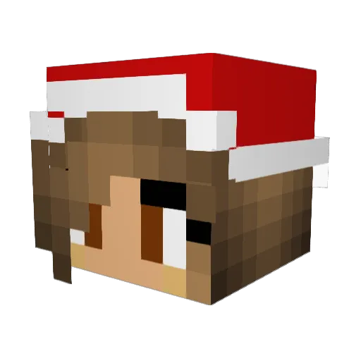 Karolin2K Minecraft avatar head, 3D render