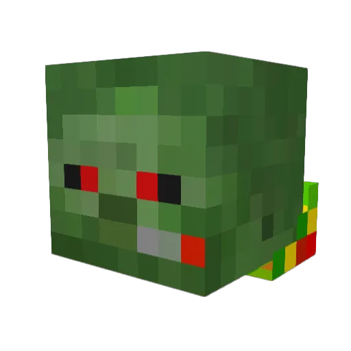 Karolplays_361 Minecraft avatar head, 3D render