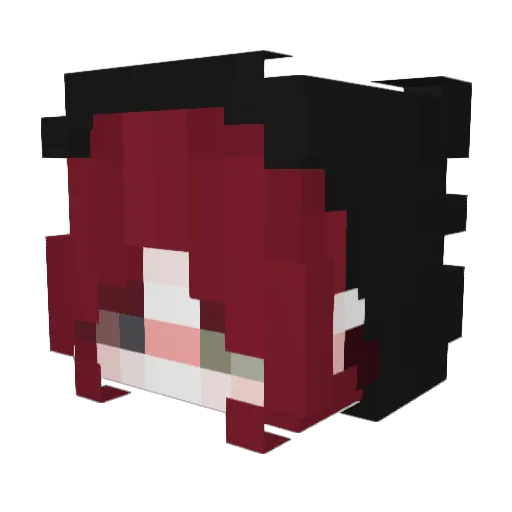 Karon_Lak Minecraft avatar head, 3D render