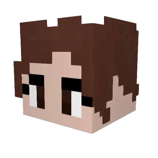 Karoooooooo Minecraft avatar head, 3D render