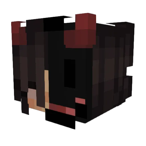 Karosey Minecraft avatar head, 3D render