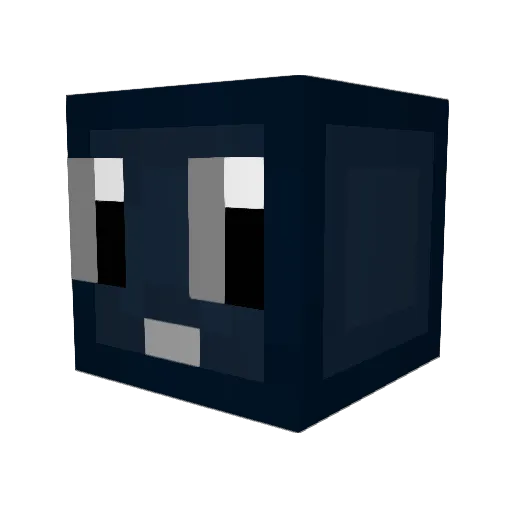 Karottenesser Minecraft avatar head, 3D render