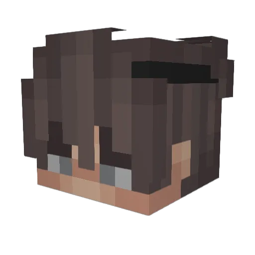 Karox Minecraft avatar head, 3D render