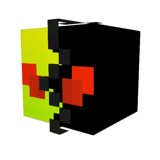 Karp_Korp Minecraft avatar head, 3D render