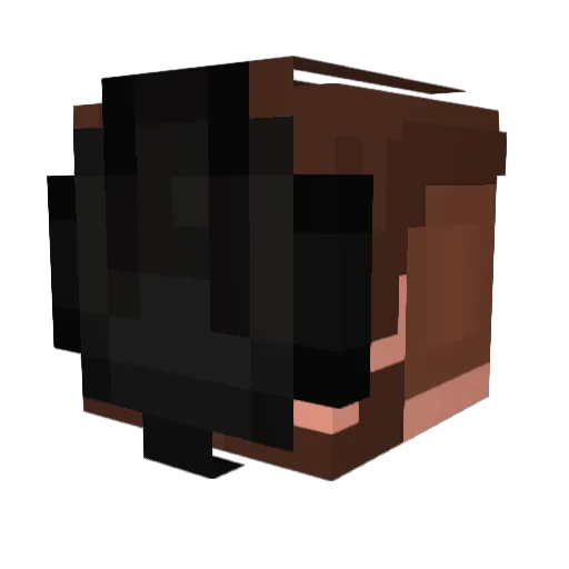 Karpa4o Minecraft avatar head, 3D render