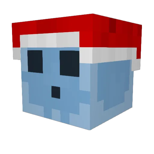 Karpaleq Minecraft avatar head, 3D render