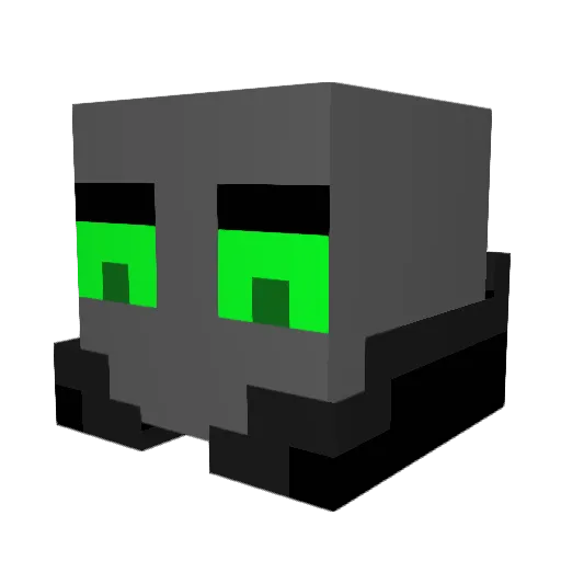 Karpatenschreck Minecraft avatar head, 3D render