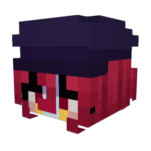 Karpii33 Minecraft avatar head, 3D render