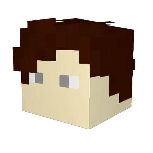 KarpiknaKACU Minecraft avatar head, 3D render