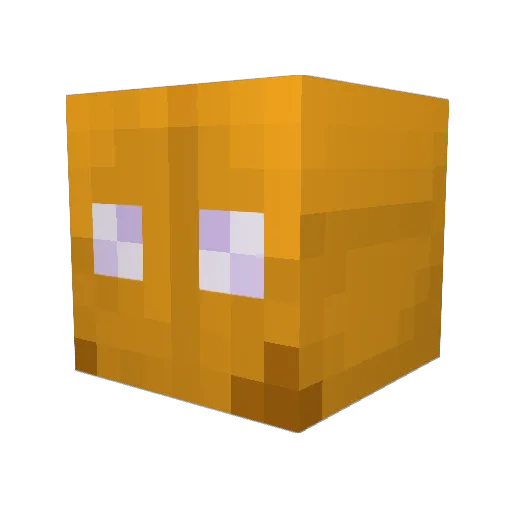Karsanaki Minecraft avatar head, 3D render