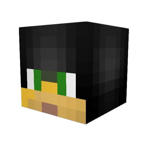Karsar_TOP1 Minecraft avatar head, 3D render