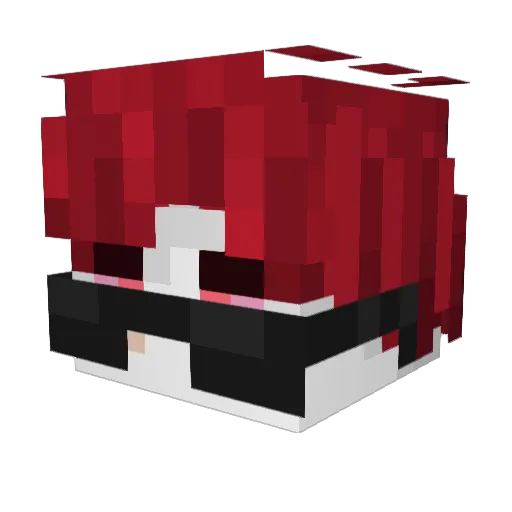 Karshnil Minecraft avatar head, 3D render