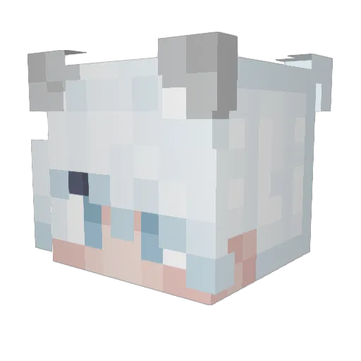 Karsikko Minecraft avatar head, 3D render