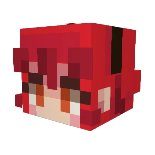 Karstr Minecraft avatar head, 3D render