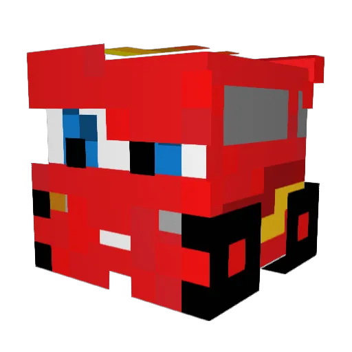 Karter24K Minecraft avatar head, 3D render