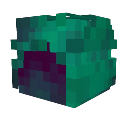 KarterSaurus Minecraft avatar head, 3D render