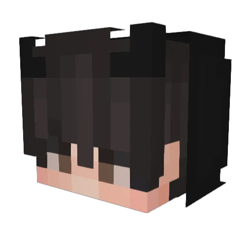 KarthusTV Minecraft avatar head, 3D render