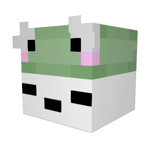 Kartierr Minecraft avatar head, 3D render