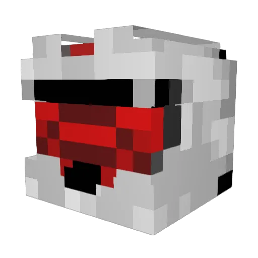 KartmenXD Minecraft avatar head, 3D render