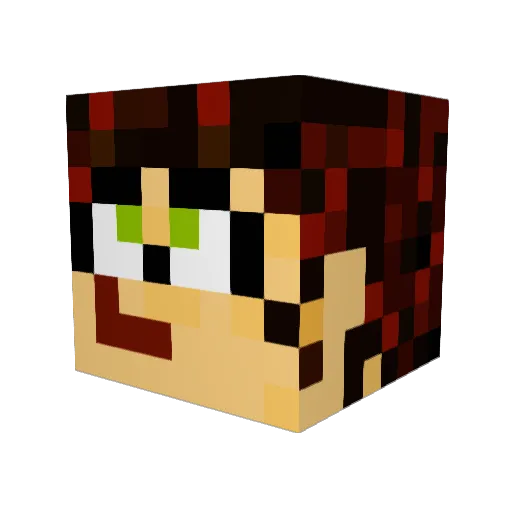 KartooNeldaGuard Minecraft avatar head, 3D render