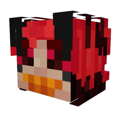KaruaIsLost Minecraft avatar head, 3D render