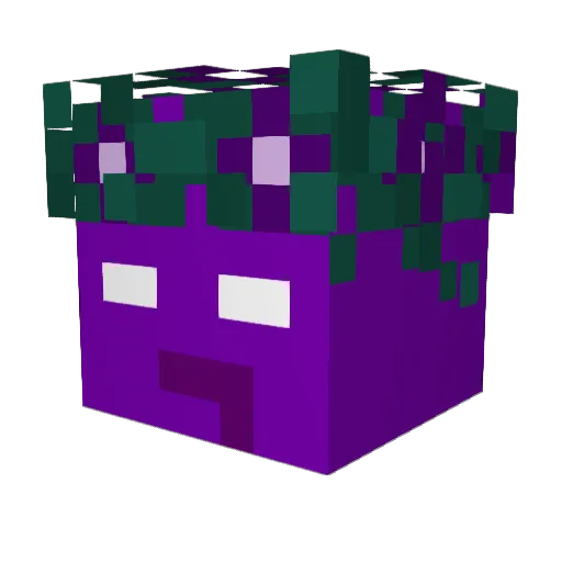 Karucos Minecraft avatar head, 3D render