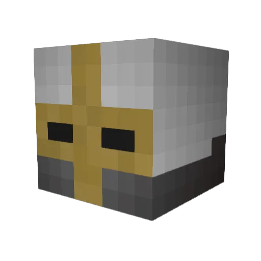 KarvProtein Minecraft avatar head, 3D render