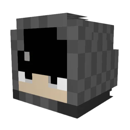 Karwasz10 Minecraft avatar head, 3D render