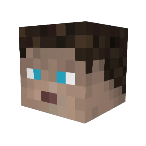 KasTheDestroyer Minecraft avatar head, 3D render