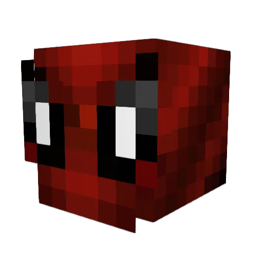 Kasan_Kokoro Minecraft avatar head, 3D render