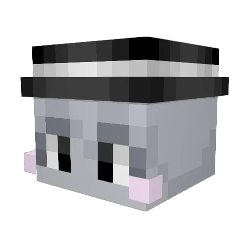 KasaneBread041 Minecraft avatar head, 3D render