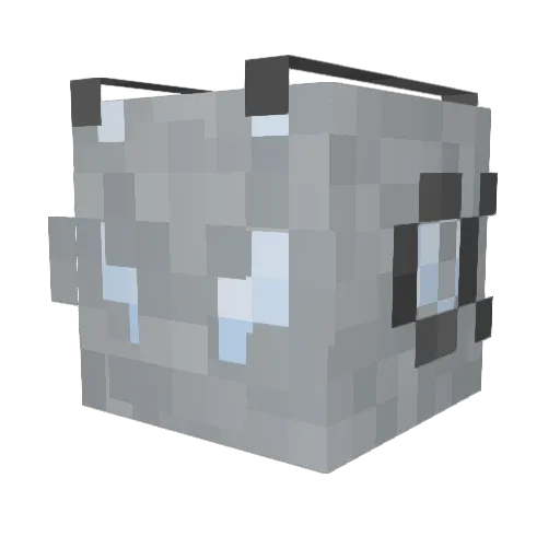 Kasbotgamer Minecraft avatar head, 3D render