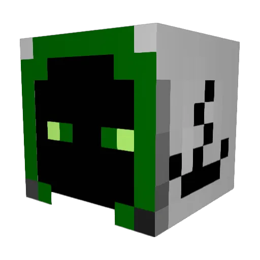 Kascek123 Minecraft avatar head, 3D render