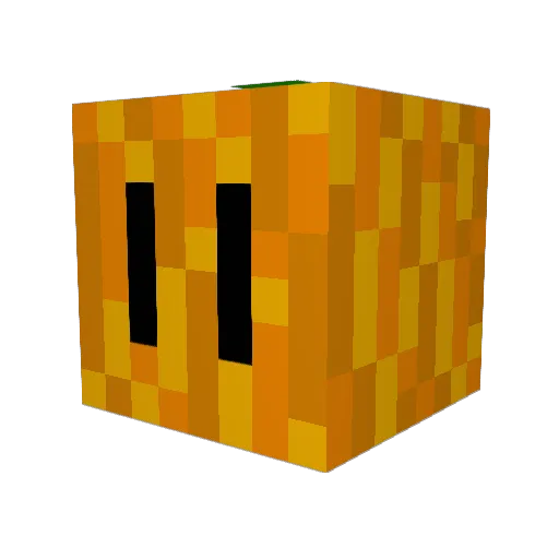 Kaschiwa Minecraft avatar head, 3D render