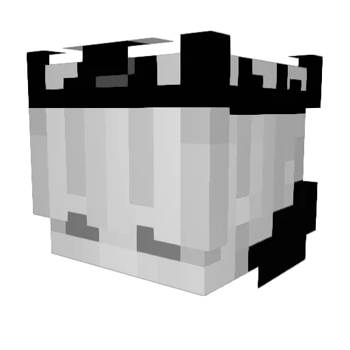 Kashing_V Minecraft avatar head, 3D render
