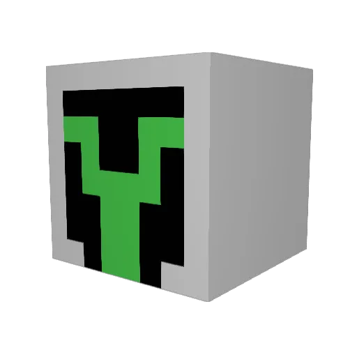 Kashw0202 Minecraft avatar head, 3D render