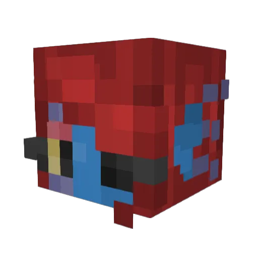 Kasidus Minecraft avatar head, 3D render