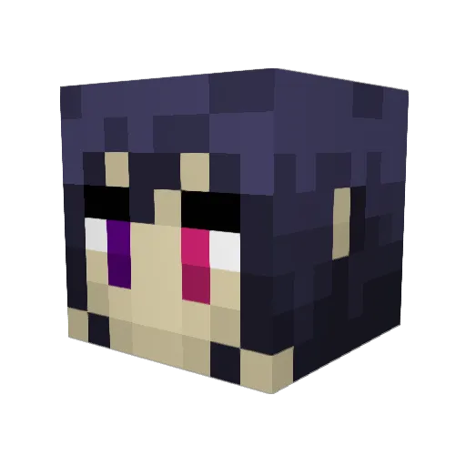KasierMK Minecraft avatar head, 3D render