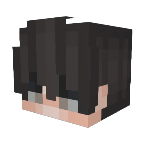 KasimirKK Minecraft avatar head, 3D render