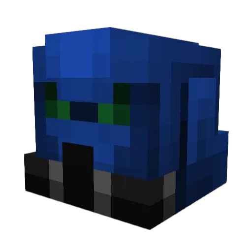 Kasindar Minecraft avatar head, 3D render