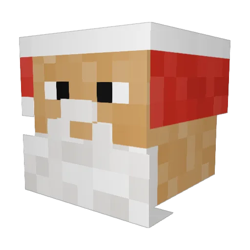 Kasinia Minecraft avatar head, 3D render
