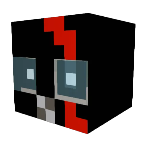 Kaska2013 Minecraft avatar head, 3D render