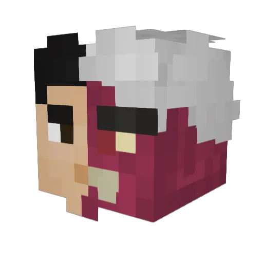 Kasper1998 Minecraft avatar head, 3D render