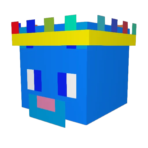 KasperCatty Minecraft avatar head, 3D render