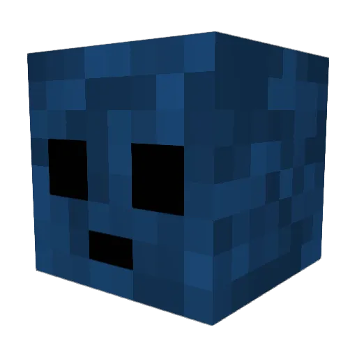 Kaspergaat Minecraft avatar head, 3D render